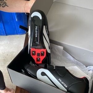 Peloton women’s cycling shoes.  Used once- like new